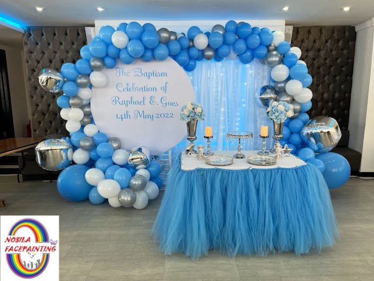 Backdrop double with table setting 