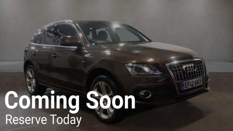 2012 Audi Q5 2012 12-Reg Audi Q5 2.0 TDI Quattro S Line Plus Auto, Chocolate Brown,LOOK! ESTATE D...