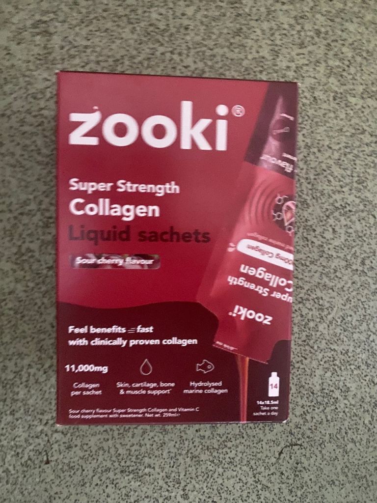 Zooki Super Strength Collagen Liquid Sachets - New