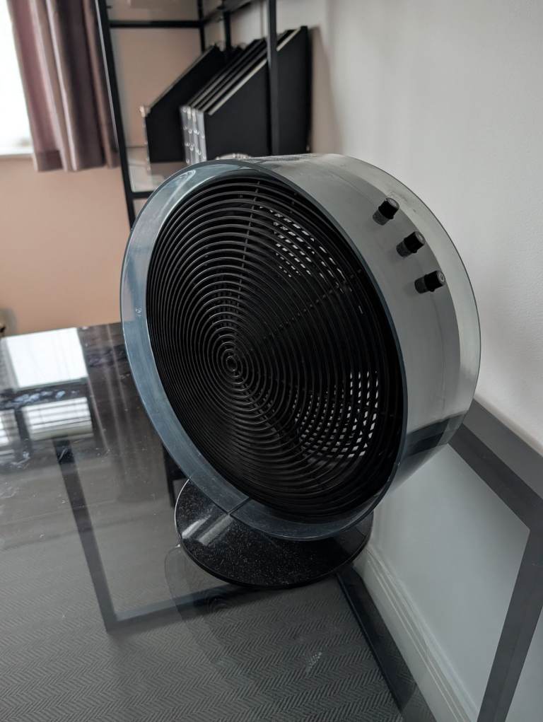 Stadler Form Fan - Black Perspex design by Matti Walker - Very Rare