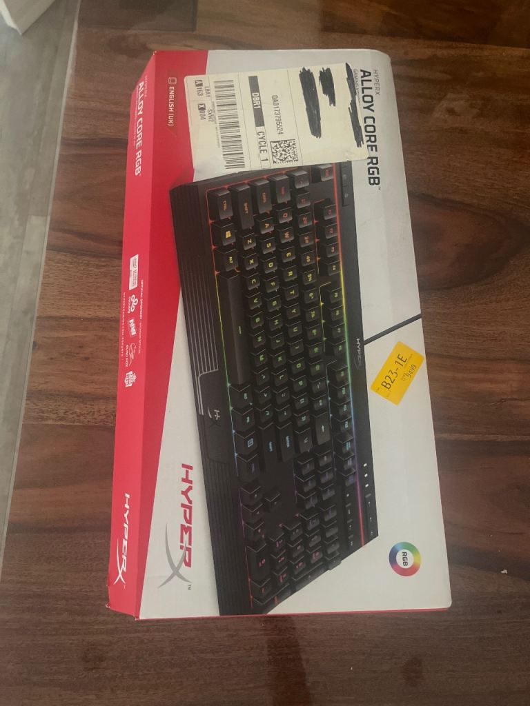 HyperX Alloy Core RGB Gaming Keyboard – Good Condition
