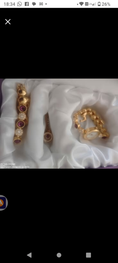 Jewellery watch set X3 pieces