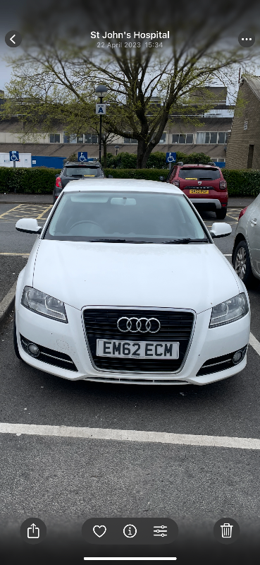 Audi, A3, Hatchback, 2012, Manual, 1598 (cc), 5 doors