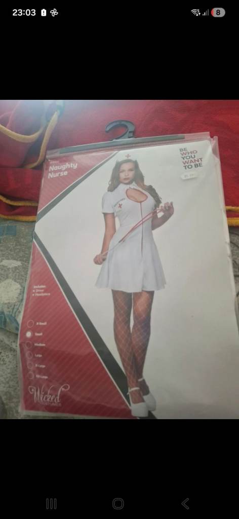 Naughty Nurse Fancy Dress Costume – Brand New