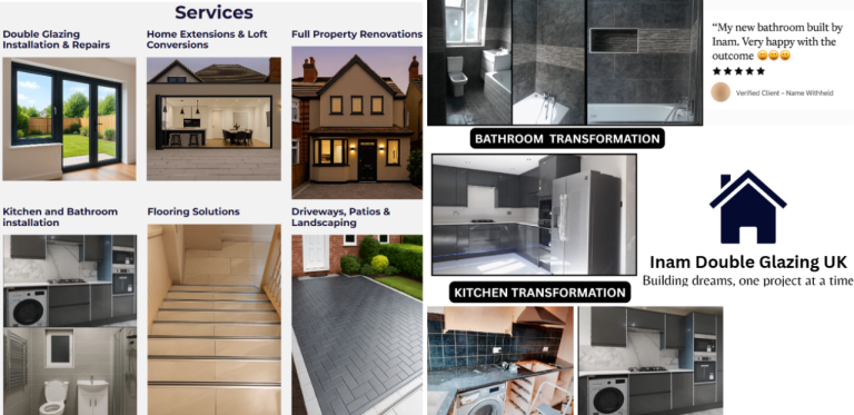 All Building Work Covered │Renovations │Kitchens │ Bathrooms │Flooring │Windows │Extensions