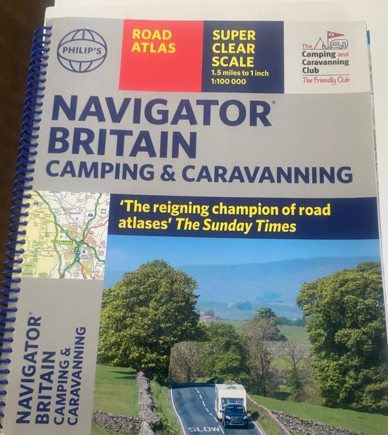 Philip's Navigator Britain Camping and Caravanning Road Atlas