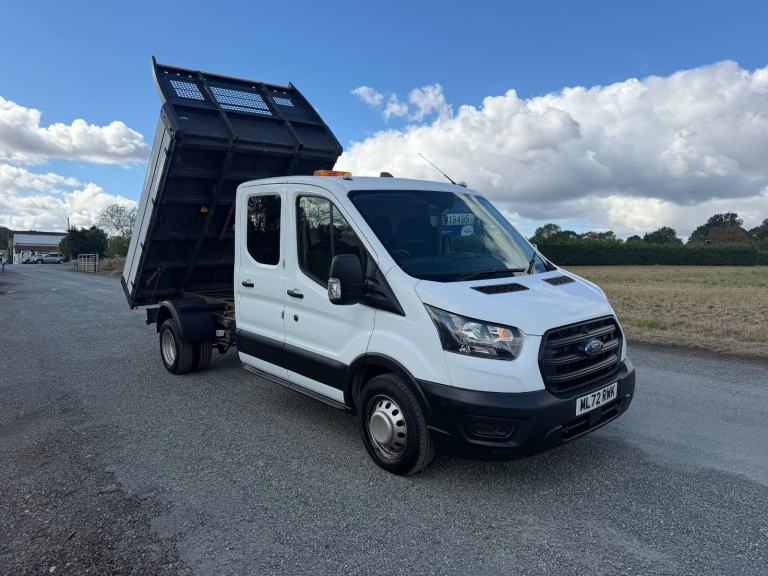 Ford Transit 2.0 350 EcoBlue Leader Double Cab tipper Aircon 4dr Dies... 2022/72