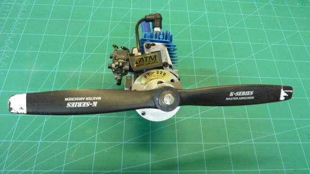 Large 32cc. Radio control Model aircraft engine Fuji Imvac BT-32B