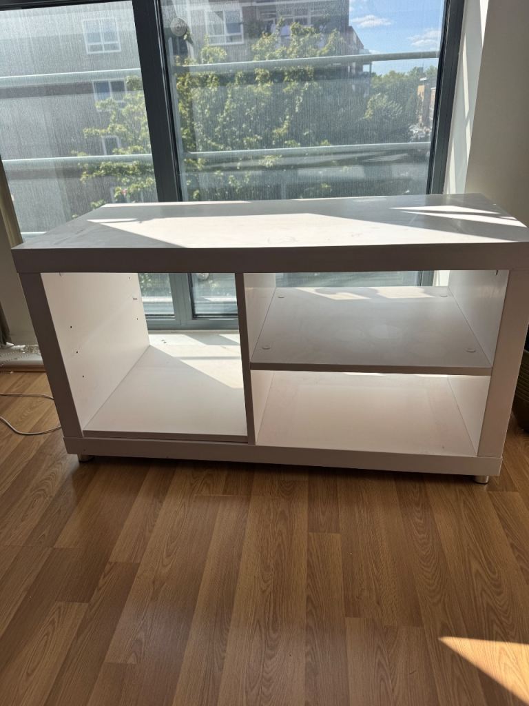 White TV Stand 