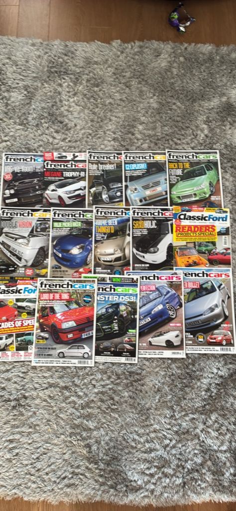 Various Car Magazines