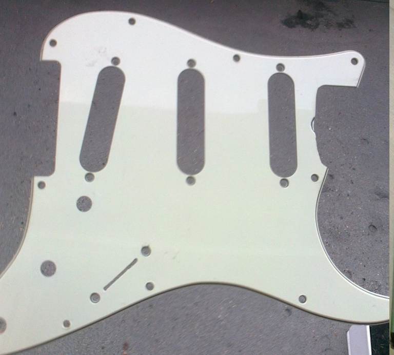 Vintage 1960s Fender Stratocaster Pickguard Scratch Plate
