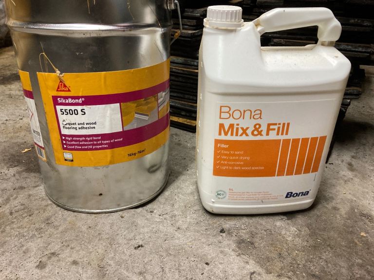 Reclaimed Oak Parquet blocks