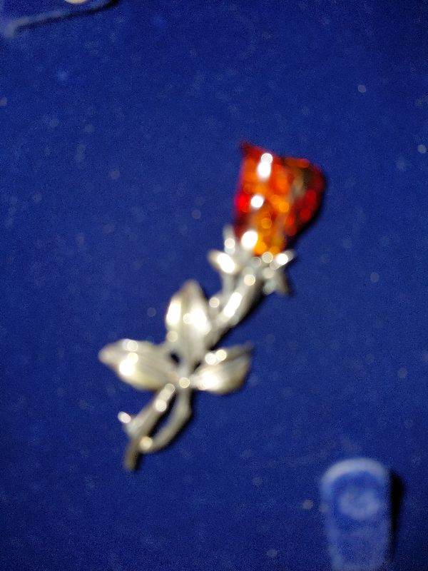Vintage amber brooch