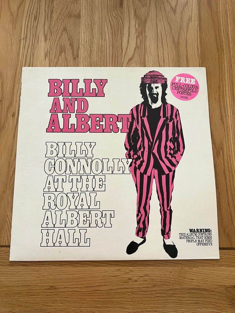 Billy And Albert (Billy Connolly at the Royal Albert Hall) 1987 UK VINYL 12”