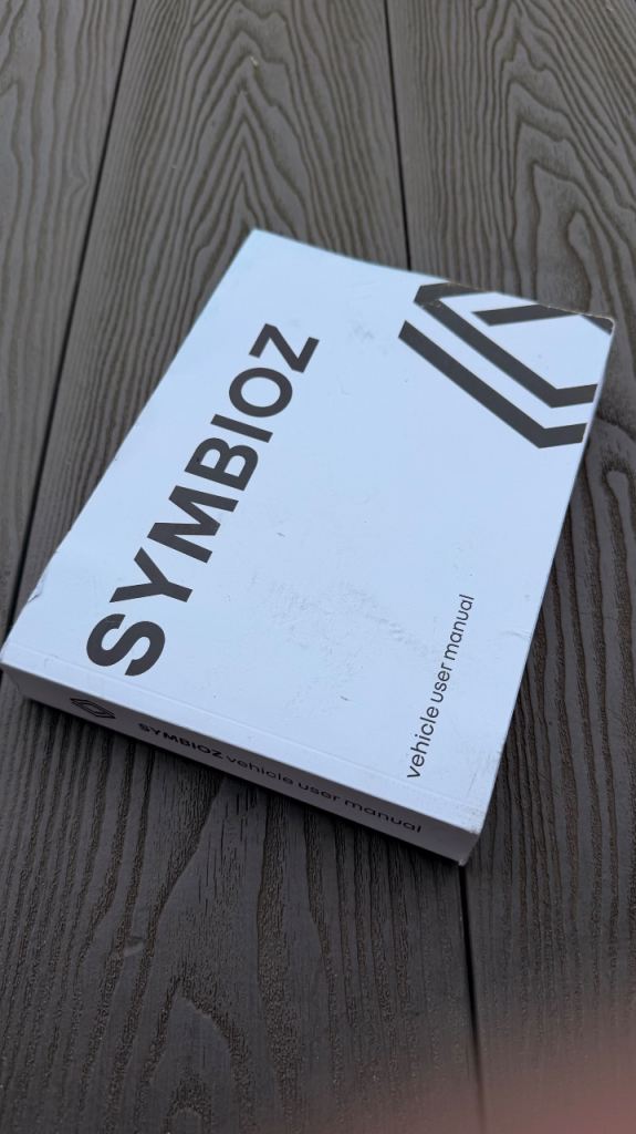 RENAULT SYMBIOZ OWNERS MANUAL HANDBOOK