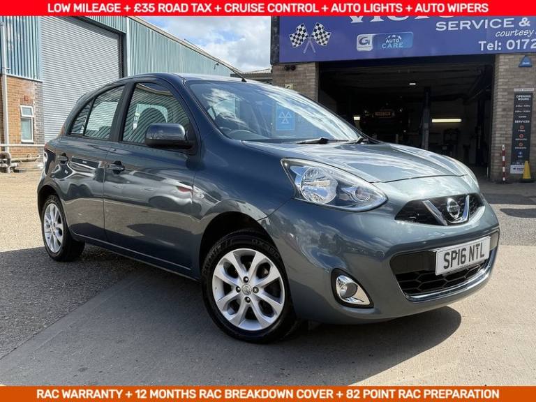 2016 Nissan Micra Acenta Hatchback Petrol Manual