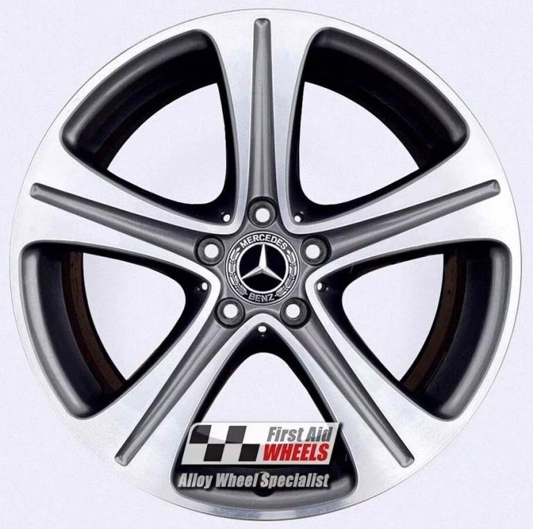 R608DCG Swap MERCEDES E CLASS W213 4X 18'' GENUINE GREY DIAMOND CUT ALLOY WHEELS