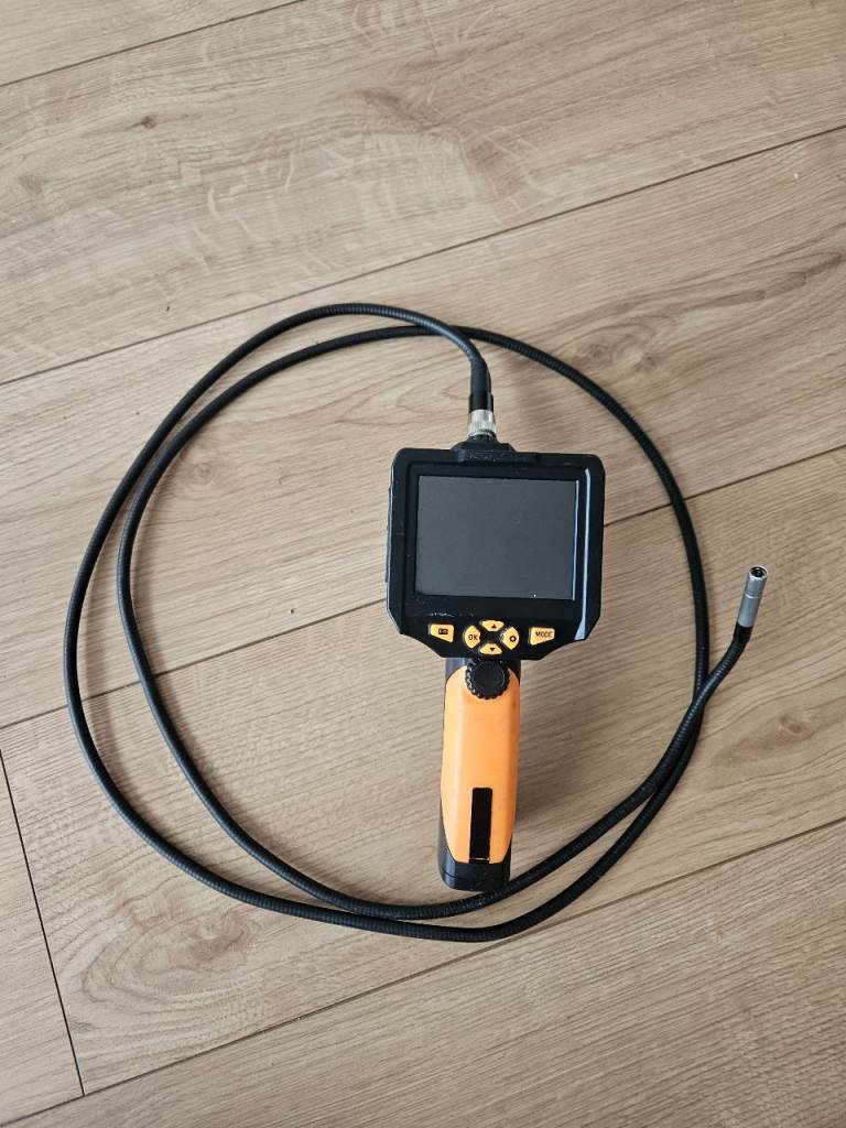 Digital Inspection Camera with Flexible Probe and Screen