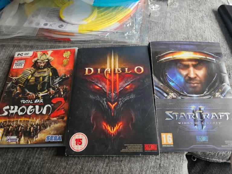 PC Games Bundle: Diablo III, StarCraft II, Total War Shogun 2