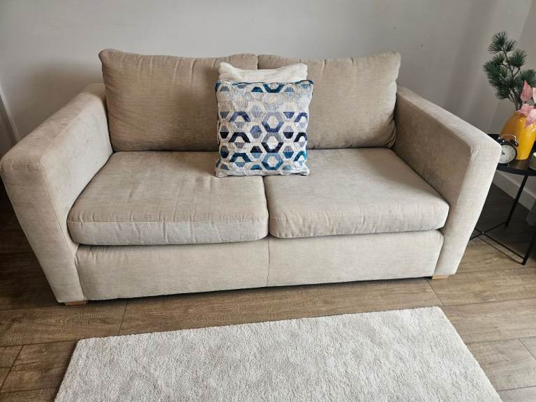 Next Beige 2 Seater Sofa – Good Condition – Delivery Available