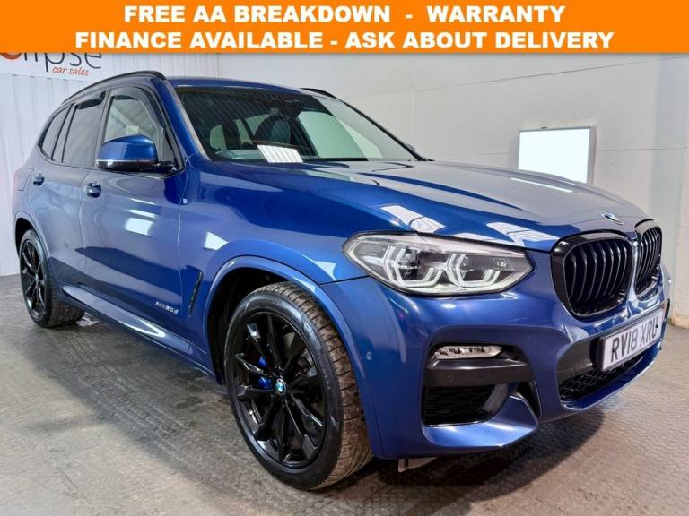 2018 18 BMW X3 2.0 20D M SPORT SUV 5DR DIESEL AUTO XDRIVE EURO 6 (S/S) (190 PS) 