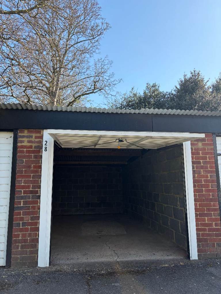 Dry and secure lock up garage in Weybridge available immediately.