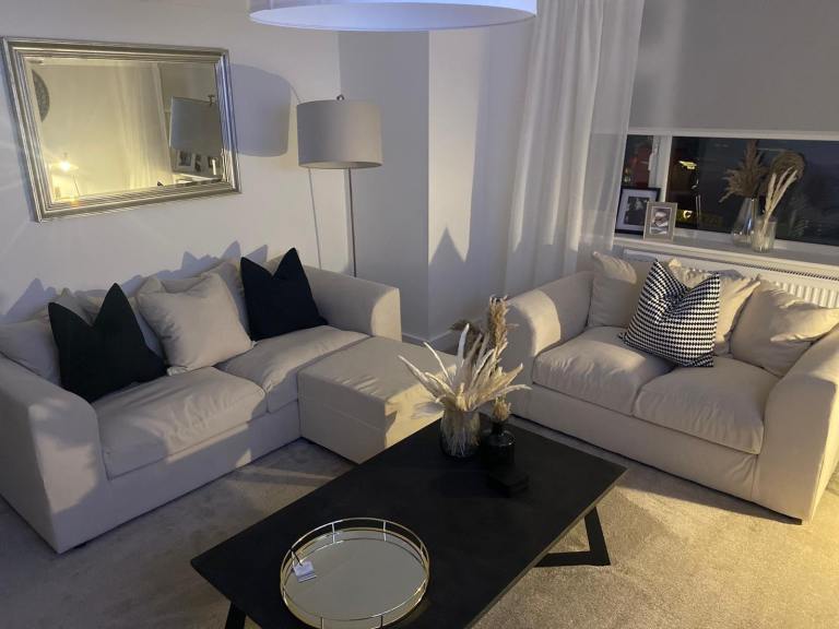 Huge sale £349 with Free home delivery corner sofa L shape sofa or 3 2 seater sofa 