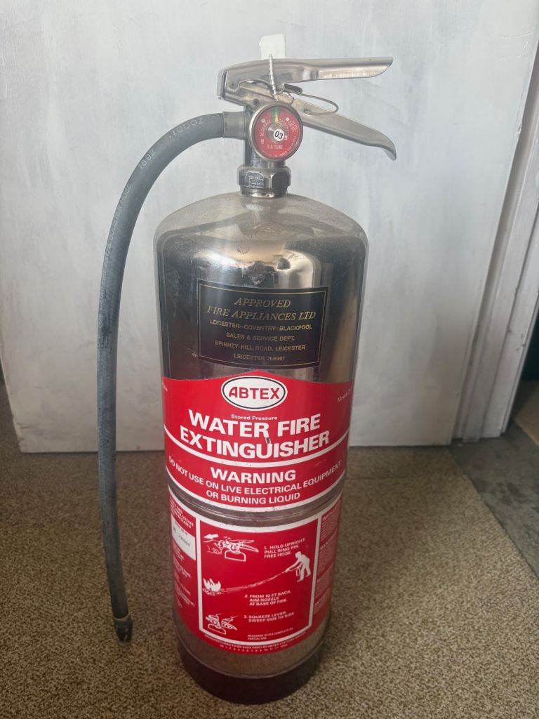 1990’s Chrome Fire Extinguisher 