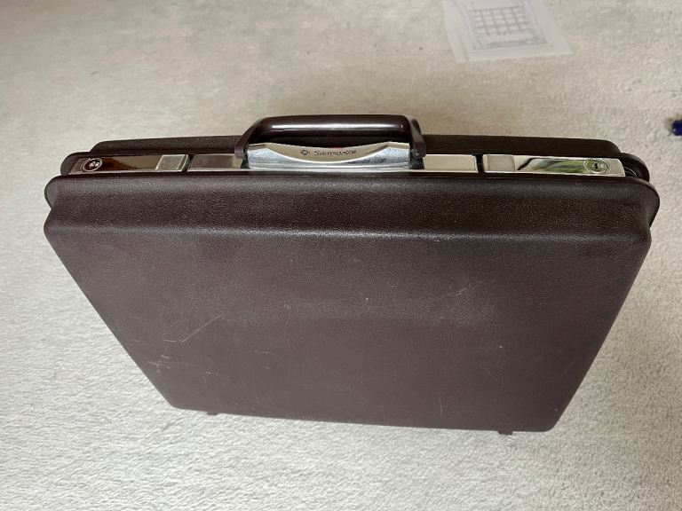 Samsonite retro briefcase 50x 40x 13cm brown