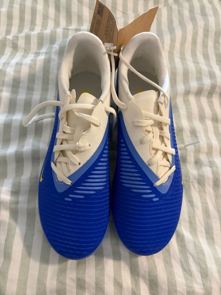 Nike Phantom 6 Low Academy FG racer blue HQ2313-400 UK 4