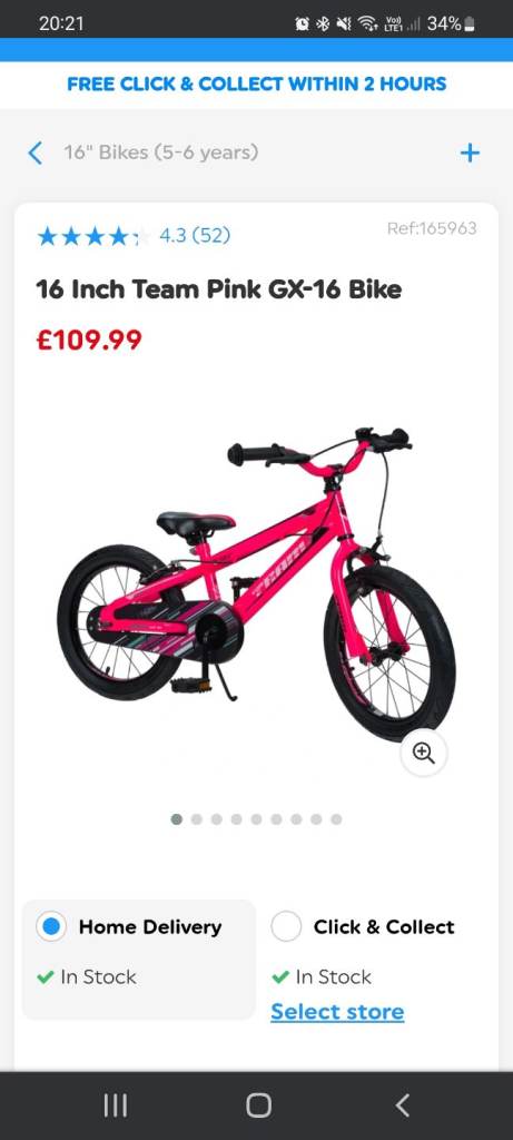 Girls bike 