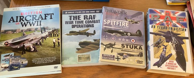 WWII Aviation DVD Collection - British Aircraft, RAF Combat, Spitfire, Stuka