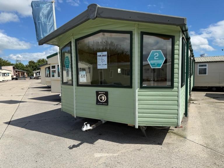 2 Bed 38x12ft Static Caravan - New Carpet, DG, CH - Offsite for Own Land / Farms