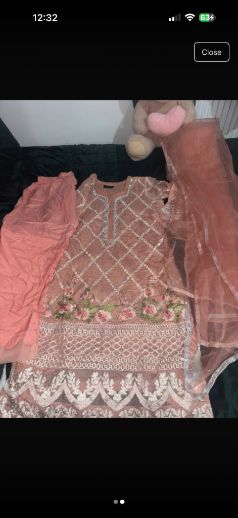 Three piece shalwar kameez suit 