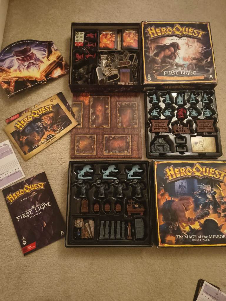 Massive Hero Quest RPG Board Game Collection – Complete