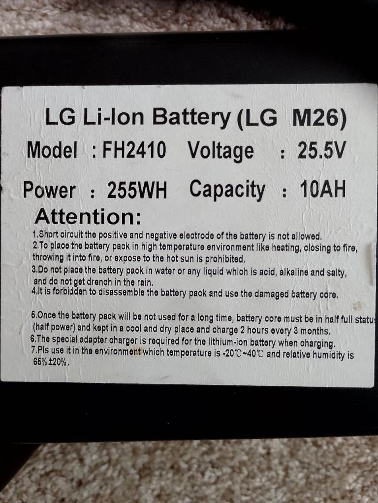 Two times wheelchair batteries 