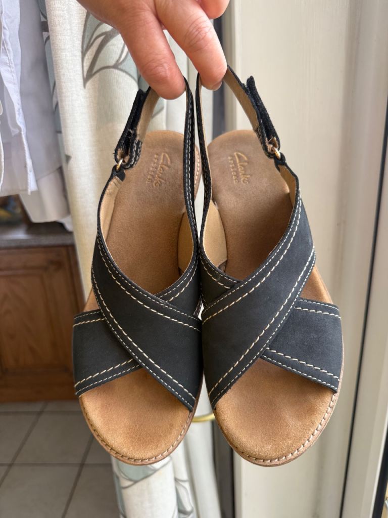 Clark’s leather sandals 