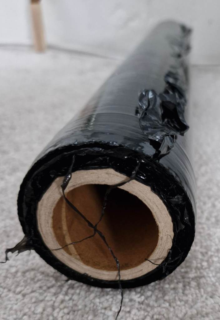 Large Roll of Black Stretch Shrink Wrap – New