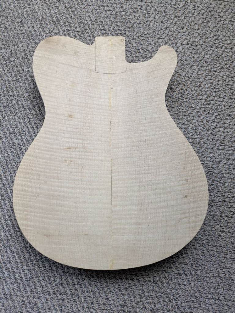 LP style guitar body blank project