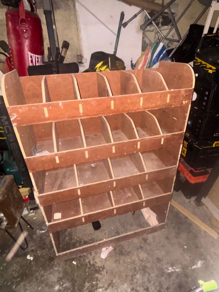 Van racking.plywood.