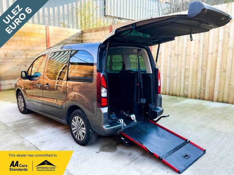2017 Peugeot Partner Tepee 3 Seat Wheelchair Accessible Disabled Access Ramp Car MPV Diesel Manual