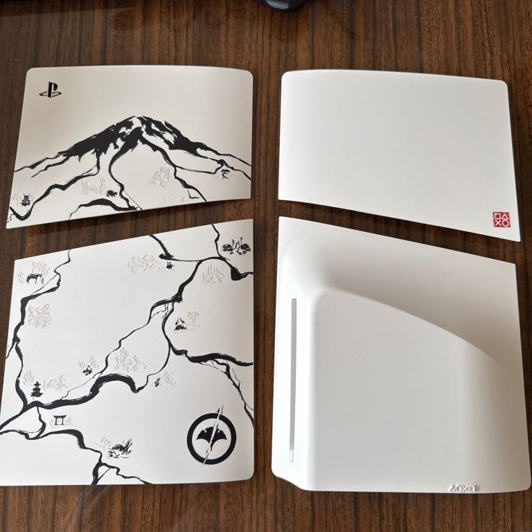 PS5 slim disc Console Covers/Faceplates – Ghost of Yotei Limited Edition
