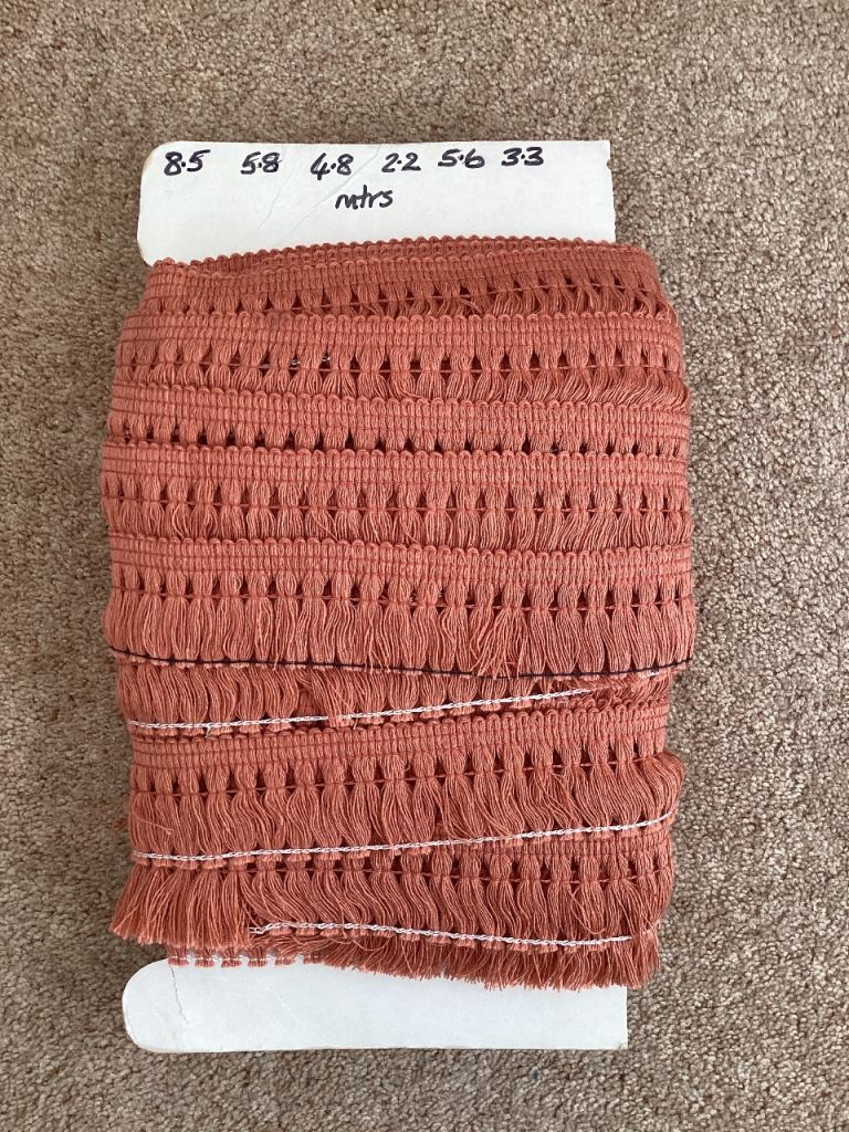 Upholstery braid and cord per card bundle  £3 NEW 