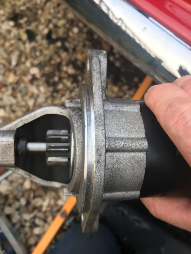 Classic mini Perkins pre engage starter motor 