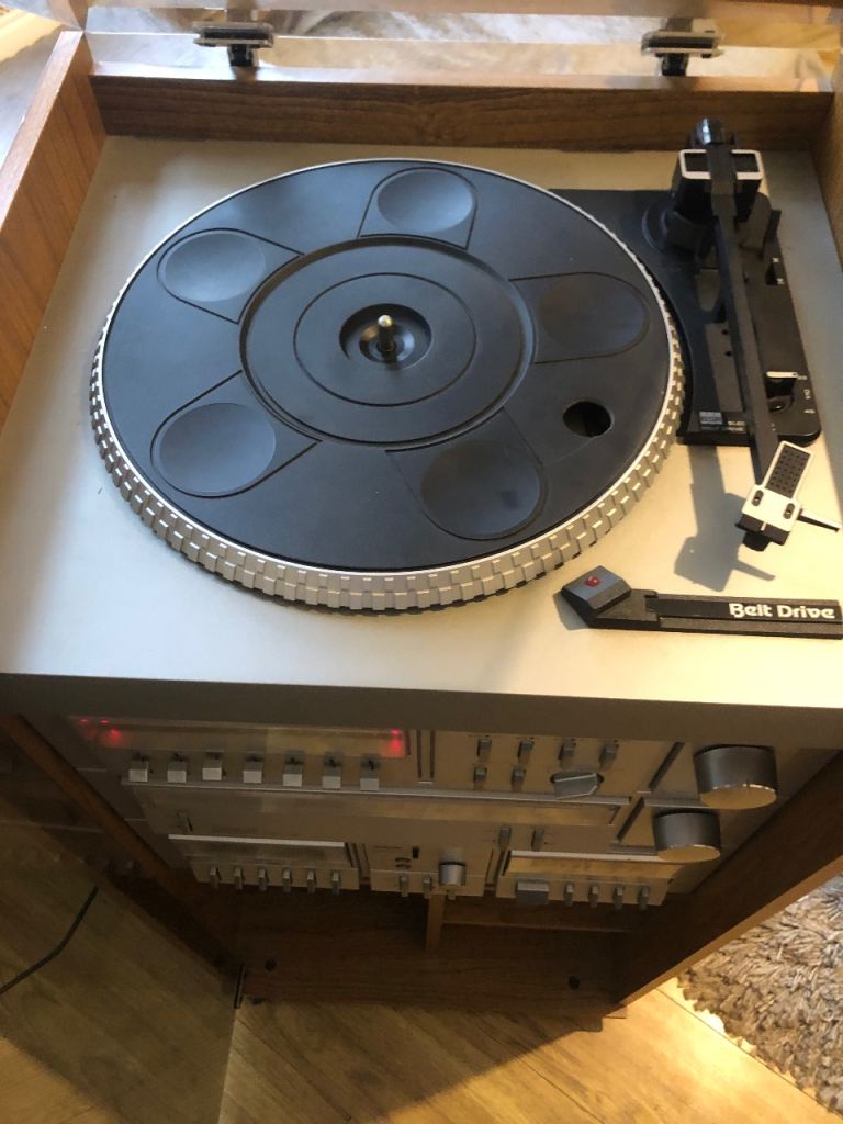 Retro 80s Amstrad TS88 Hifi Music System Vinyl Record Player Cassette Tuner