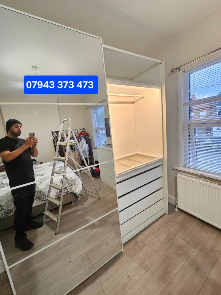 £39 / HANDYMAN / FLAT PACK / TV BRACKET WALL MOUNTING / CARPENTER / IKEA FLATPACK ASSEMBLY