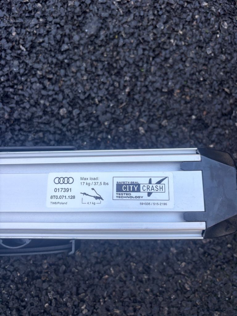 Genuine Roof Bars Audi A6 (4G) Avant / Estate With Flush Rails Rack 2012-18  (2)