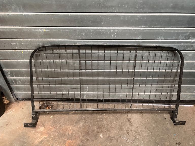 Universal Metal Dog Guard – Black Mesh Barrier