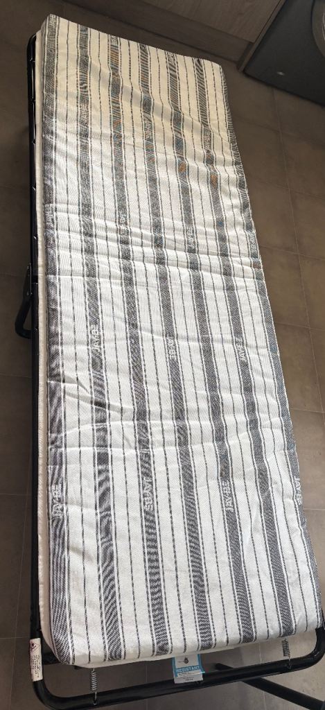 Folding Guest Bed with Mattress – Good Condition
