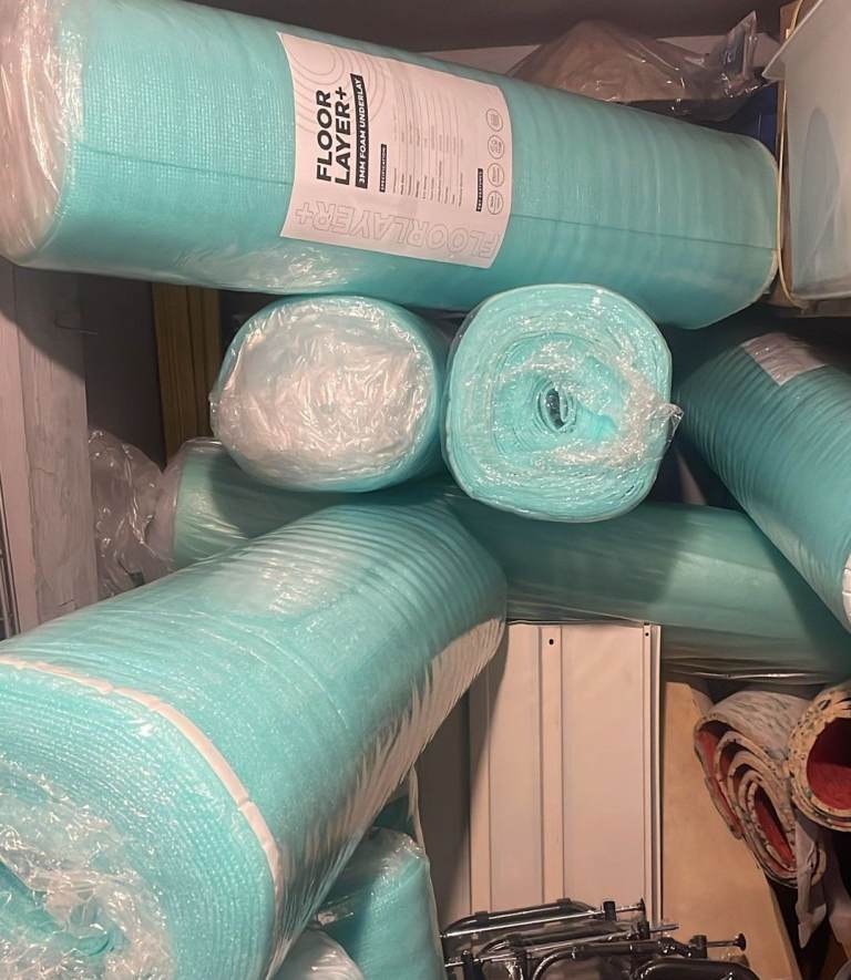 15m roll of Underlay for Laminate Floor 3mm Thick